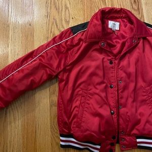 Red Bomber Jacket